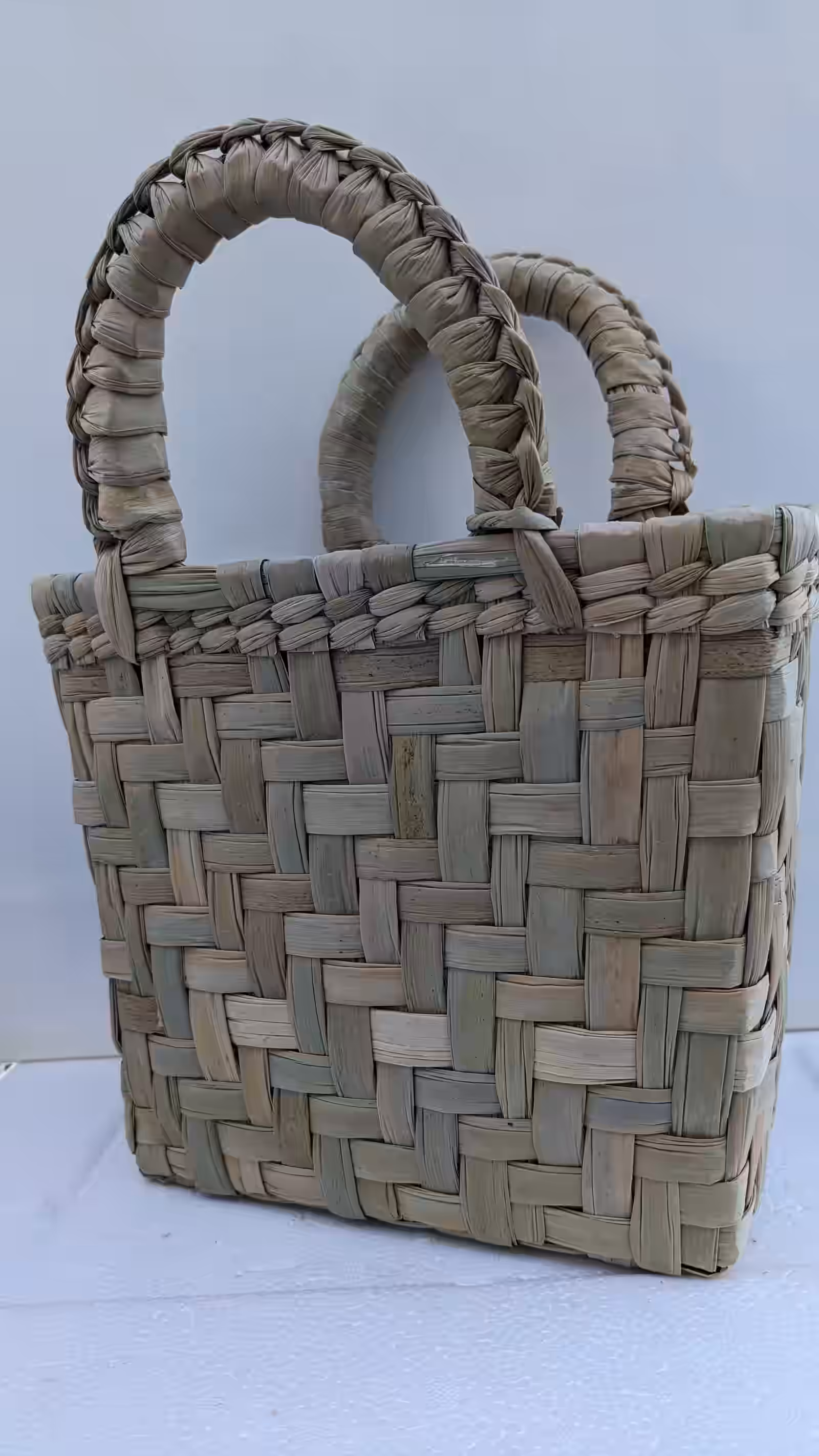 HÖVRIN Atelier organic jute tote,front view